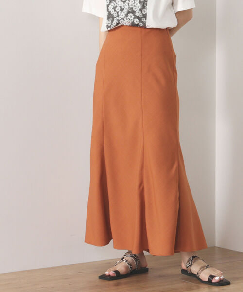 BEAMS HEART（ビームスハート）の「BEAMS HEART / レースアップ マーメイド スカート（スカート・レディース・オレンジ/ブラック系その他4/イエロー系その他2・FREE）」の4枚目の写真