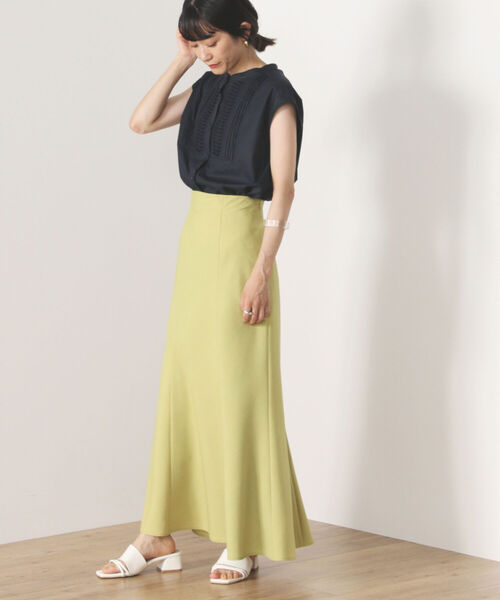 BEAMS HEART（ビームスハート）の「BEAMS HEART / レースアップ マーメイド スカート（スカート・レディース・オレンジ/ブラック系その他4/イエロー系その他2・FREE）」の11枚目の写真