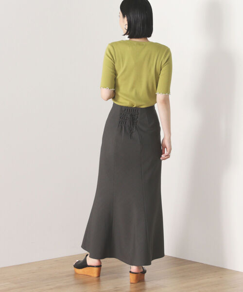 BEAMS HEART（ビームスハート）の「BEAMS HEART / レースアップ マーメイド スカート（スカート・レディース・オレンジ/ブラック系その他4/イエロー系その他2・FREE）」の13枚目の写真