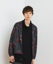 ブランド古着 メンズのその他アウター グレー 灰色系 花柄 ボタニカル柄 古着通販 Zozoused