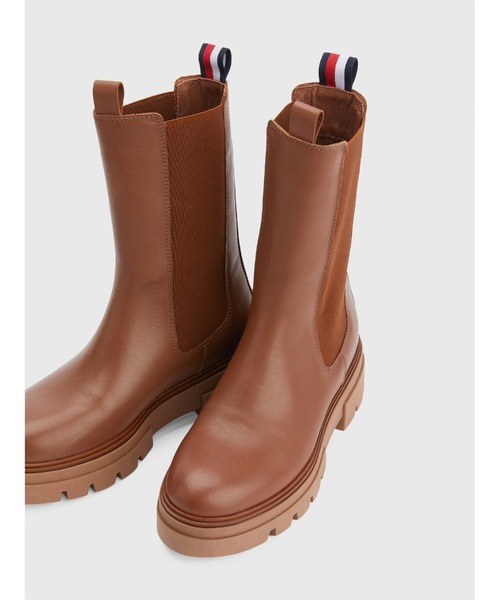 TOMMY HILFIGER（トミーヒルフィガー）の「チェルシーブーツ（ブーツ・レディース・ブラウン/ブラック・24cm/23.5cm/23cm）」の8枚目の写真