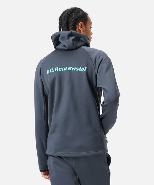 【早い者勝ち‼️】Bristol Polartec フード付きパーカー グレー F.C.Real Bristol（エフシーレアルブリストル）の「POLARTEC FLEECE