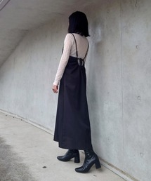 junoah | バックリボンキャミワンピース(ワンピース)