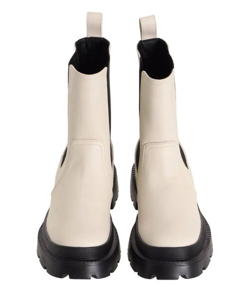 EVRIS（エヴリス）の「サイドゴアインソールワークブーツ（ブーツ・レディース・ブラック/アイボリー・SMALL/LARGE/MEDIUM）」の22枚目の写真