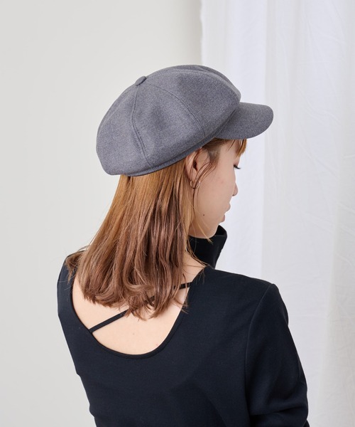 COLONY 2139（コロニートゥーワンスリーナイン）の「ポリエステルビスコースキャスケット（キャスケット・レディース・ブラック/ブラウン/グレー/アイボリー・FREE）」の3枚目の写真