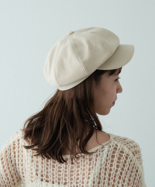 COLONY 2139（コロニートゥーワンスリーナイン）の「ポリエステルビスコースキャスケット（キャスケット・レディース・ブラック/ブラウン/グレー/アイボリー・FREE）」の2枚目の写真