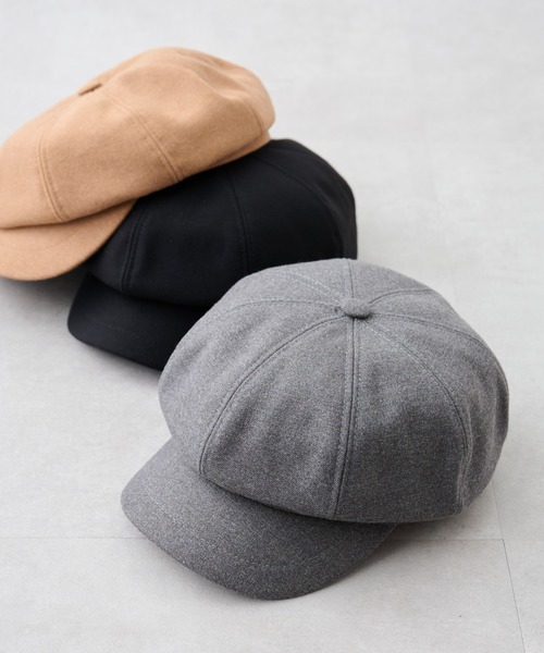 COLONY 2139（コロニートゥーワンスリーナイン）の「ポリエステルビスコースキャスケット（キャスケット・レディース・ブラック/ブラウン/グレー/アイボリー・FREE）」の5枚目の写真