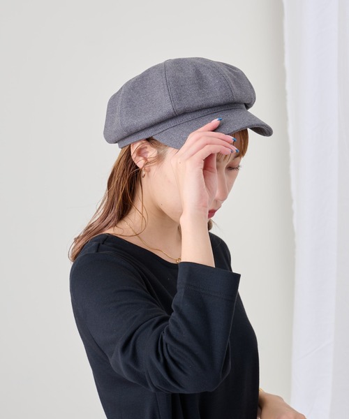 COLONY 2139（コロニートゥーワンスリーナイン）の「ポリエステルビスコースキャスケット（キャスケット・レディース・ブラック/ブラウン/グレー/アイボリー・FREE）」の19枚目の写真