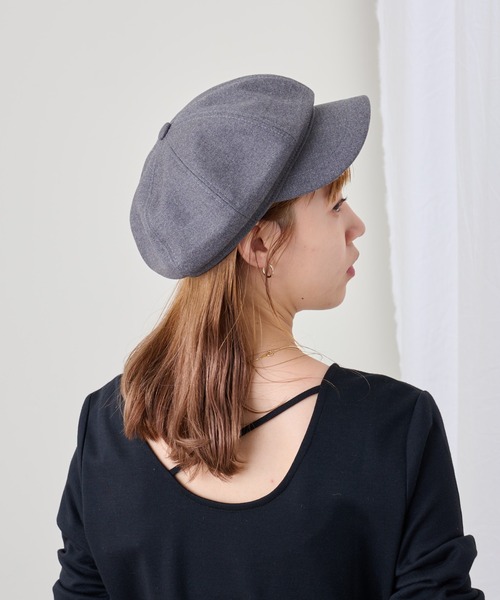 COLONY 2139（コロニートゥーワンスリーナイン）の「ポリエステルビスコースキャスケット（キャスケット・レディース・ブラック/ブラウン/グレー/アイボリー・FREE）」の21枚目の写真