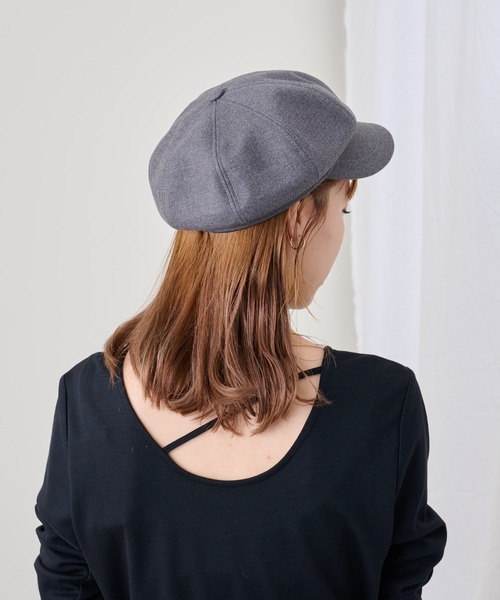 COLONY 2139（コロニートゥーワンスリーナイン）の「ポリエステルビスコースキャスケット（キャスケット・レディース・ブラック/ブラウン/グレー/アイボリー・FREE）」の20枚目の写真