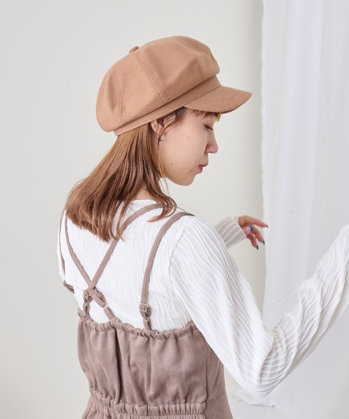 COLONY 2139（コロニートゥーワンスリーナイン）の「ポリエステルビスコースキャスケット（キャスケット・レディース・ブラック/ブラウン/グレー/アイボリー・FREE）」の15枚目の写真