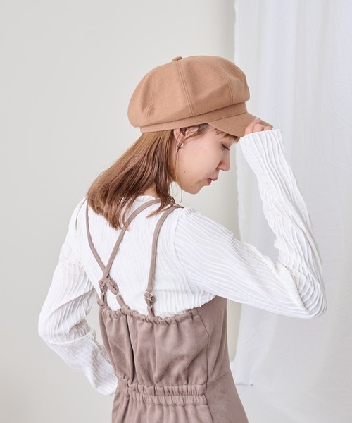 COLONY 2139（コロニートゥーワンスリーナイン）の「ポリエステルビスコースキャスケット（キャスケット・レディース・ブラック/ブラウン/グレー/アイボリー・FREE）」の14枚目の写真