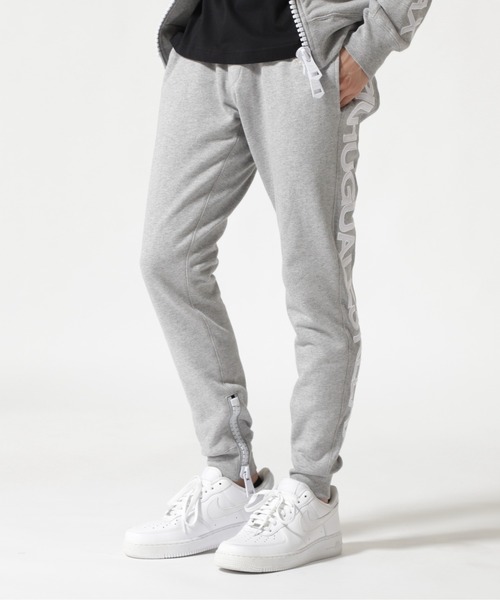 1piu1uguale3 RELAX（ウノピュウノウグァーレトレリラックス）の「1PIU1UGUALE3 RELAX/ウノピゥ ウノ ウグァーレ トレ リラックス/ ビッグファスナーサイドロゴスウェットパンツ（スウェットパンツ・メンズ・ブラック/グレー・S/M/L/XL）」の8枚目の写真