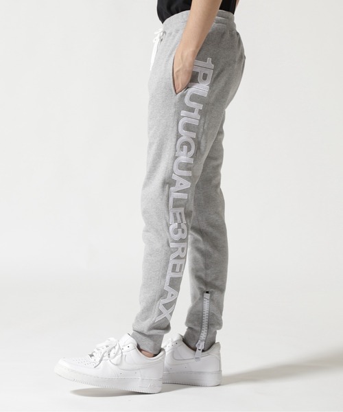 1piu1uguale3 RELAX（ウノピュウノウグァーレトレリラックス）の「1PIU1UGUALE3 RELAX/ウノピゥ ウノ ウグァーレ トレ リラックス/ ビッグファスナーサイドロゴスウェットパンツ（スウェットパンツ・メンズ・ブラック/グレー・S/M/L/XL）」の10枚目の写真