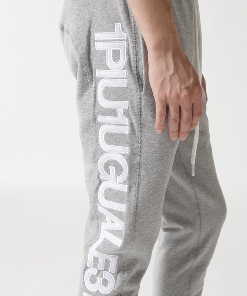 1piu1uguale3 RELAX（ウノピュウノウグァーレトレリラックス）の「1PIU1UGUALE3 RELAX/ウノピゥ ウノ ウグァーレ トレ リラックス/ ビッグファスナーサイドロゴスウェットパンツ（スウェットパンツ・メンズ・ブラック/グレー・S/M/L/XL）」の18枚目の写真