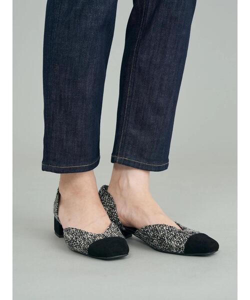 AMERICAN HOLIC(アメリカンホリック)の「テーパードデニム(デニムパンツ・レディース・ライトインディゴブルー/サックスブルー/ライトグレー/ブラック/ワンウォッシュ・L/XS/XL/S/M)」の6枚目の写真