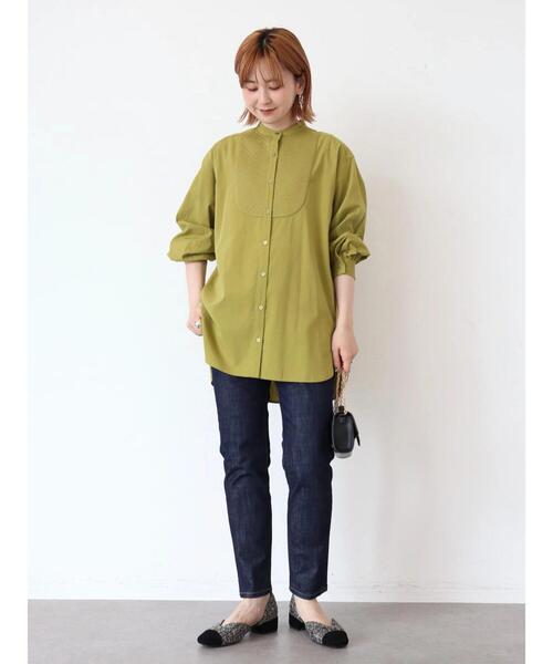 AMERICAN HOLIC(アメリカンホリック)の「テーパードデニム(デニムパンツ・レディース・ライトインディゴブルー/サックスブルー/ライトグレー/ブラック/ワンウォッシュ・L/XS/XL/S/M)」の19枚目の写真