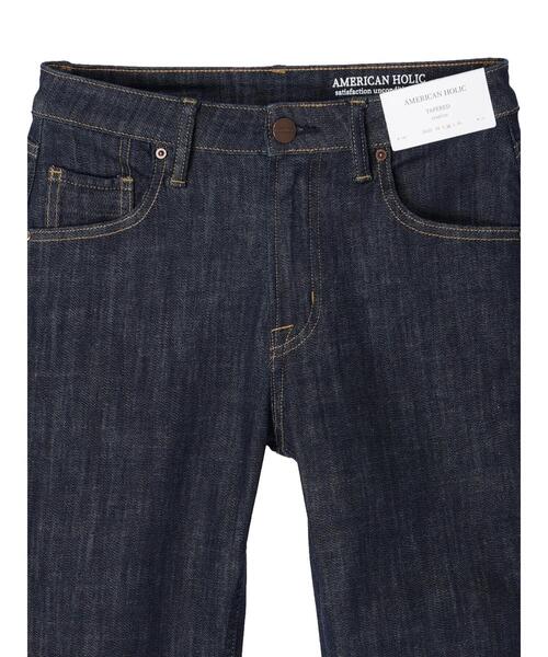 AMERICAN HOLIC(アメリカンホリック)の「テーパードデニム(デニムパンツ・レディース・ライトインディゴブルー/サックスブルー/ライトグレー/ブラック/ワンウォッシュ・L/XS/XL/S/M)」の21枚目の写真