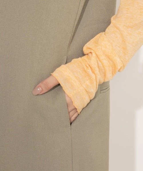 KBF（ケイビーエフ）の「ラップサロペット（サロペット/オーバーオール・レディース・カーキ/ブラック・38/36）」の15枚目の写真