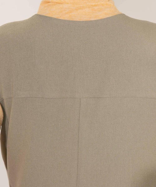 KBF（ケイビーエフ）の「ラップサロペット（サロペット/オーバーオール・レディース・カーキ/ブラック・38/36）」の9枚目の写真