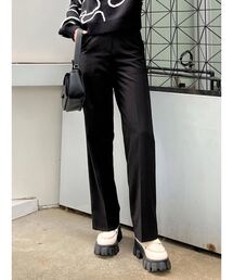 EMODA | ハイウエストワイドスラックスパンツ(スラックス)