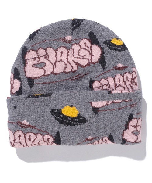 XLARGE（エクストララージ）の「GRAFFITI KNIT CAP（ニットキャップ/ビーニー・メンズ・ブラック/グレー・ONE SIZE）」の10枚目の写真