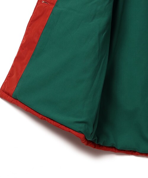 B:MING by BEAMS（ビーミングバイビームス）の「B:MING by BEAMS / ボアスリーブ キルト ノーカラー コート（110~150cm）（ノーカラーコート・キッズ・オリーブ/ダークオレンジ・140/120/130/110/150）」の10枚目の写真