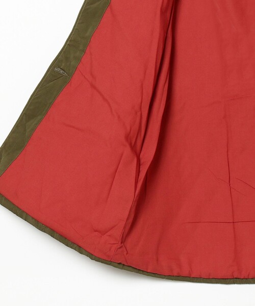 B:MING by BEAMS（ビーミングバイビームス）の「B:MING by BEAMS / ボアスリーブ キルト ノーカラー コート（110~150cm）（ノーカラーコート・キッズ・オリーブ/ダークオレンジ・140/120/130/110/150）」の18枚目の写真