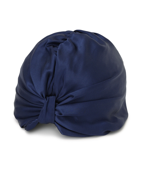 CROSSPLUS ONLINE（クロスプラスオンライン）の「【LAFUKU】ターバンシルクナイトキャップ（その他ルームウェア・レディース・ローズ/ブルー系その他/ピンク系その他/ブルー/ゴールド/ピンク/ネイビー・フリー）」の2枚目の写真