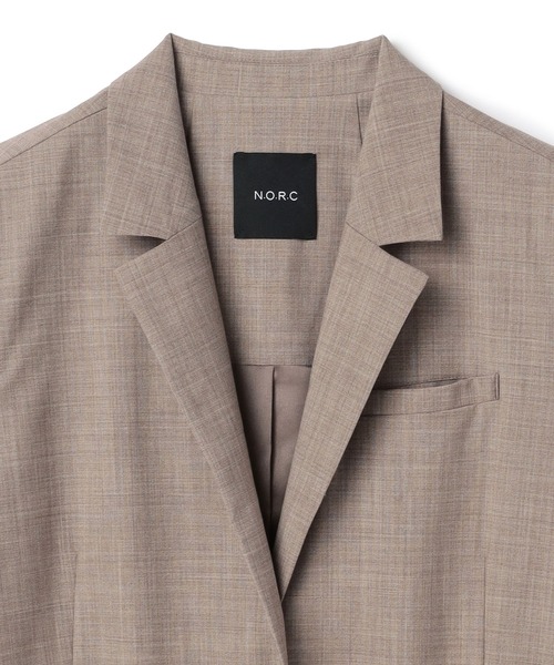 N.O.R.C（ノーク）の「TWジレ（ベスト・レディース・モカ/ダークグリーン/ブラック・M/S）」の5枚目の写真