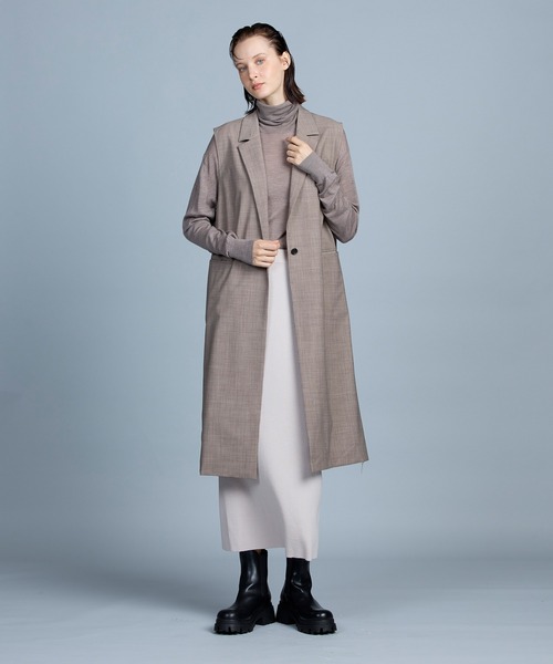 N.O.R.C（ノーク）の「TWジレ（ベスト・レディース・モカ/ダークグリーン/ブラック・M/S）」の10枚目の写真