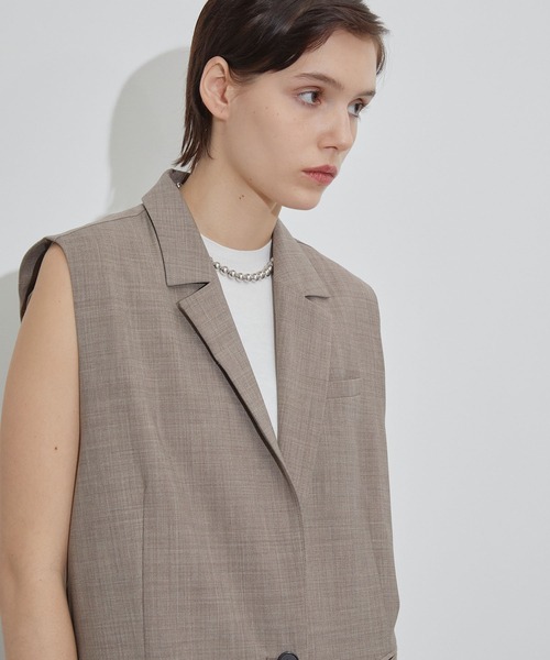 N.O.R.C（ノーク）の「TWジレ（ベスト・レディース・モカ/ダークグリーン/ブラック・M/S）」の16枚目の写真