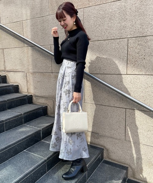 one after another NICE CLAUP（ワンアフターアナザーナイスクラップ）の「ストレッチショートブーツ（ブーツ・レディース・アイボリー/ブラック・SMALL/MEDIUM/LARGE）」の11枚目の写真