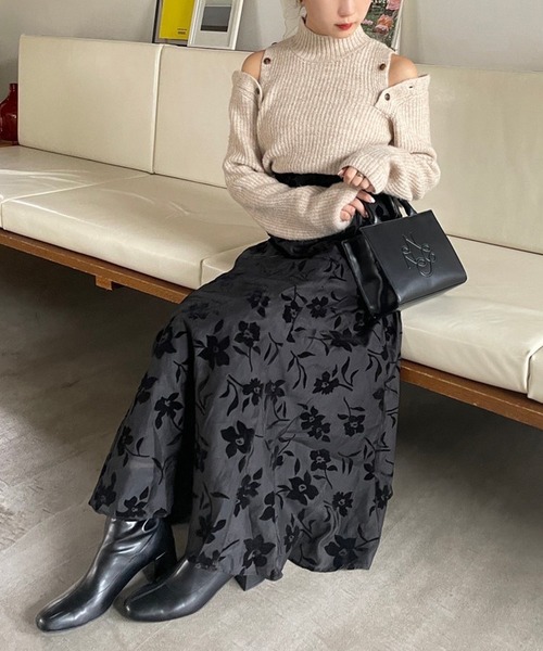 one after another NICE CLAUP（ワンアフターアナザーナイスクラップ）の「ストレッチショートブーツ（ブーツ・レディース・アイボリー/ブラック・SMALL/MEDIUM/LARGE）」の20枚目の写真