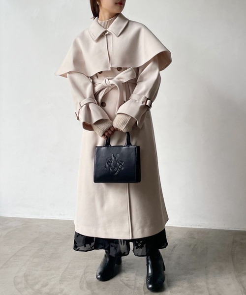 one after another NICE CLAUP（ワンアフターアナザーナイスクラップ）の「ストレッチショートブーツ（ブーツ・レディース・アイボリー/ブラック・SMALL/MEDIUM/LARGE）」の17枚目の写真