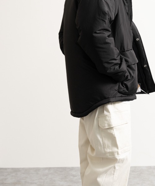 NYLAUS（ナイラス）の「フェイクダウン ビッグシルエット ハッピージャケット（ダウンジャケット/コート・メンズ・グレー系/カーキ/ブラック・L/LL/M）」の10枚目の写真