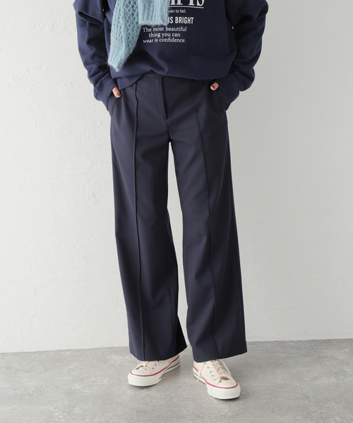 ドロスト付センターシームソフトワイドパンツ B.C STOCK（ベーセーストック）の「センターシーム ソフトワイド
