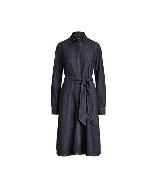 （送料込）LAUREN RALPH LAUREN シャツワンピース リネン シャツドレス（シャツワンピース）｜LAUREN RALPH LAUREN
