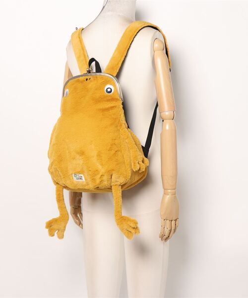 gym master(ジムマスター)の「gym master/ジムマスター ボアカエル リュック(バックパック/リュック・レディース・イエロー/ベージュ/グリーン・FREE)」の7枚目の写真