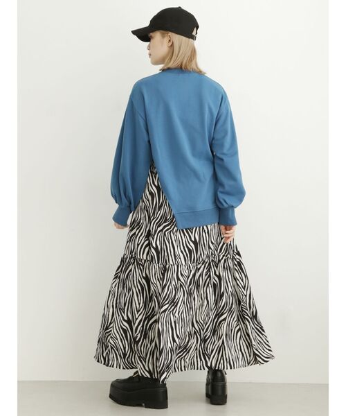 MURUA（ムルーア）の「ティアードマキシスカート（スカート・レディース・ホワイト/ベージュ・FREE）」の5枚目の写真