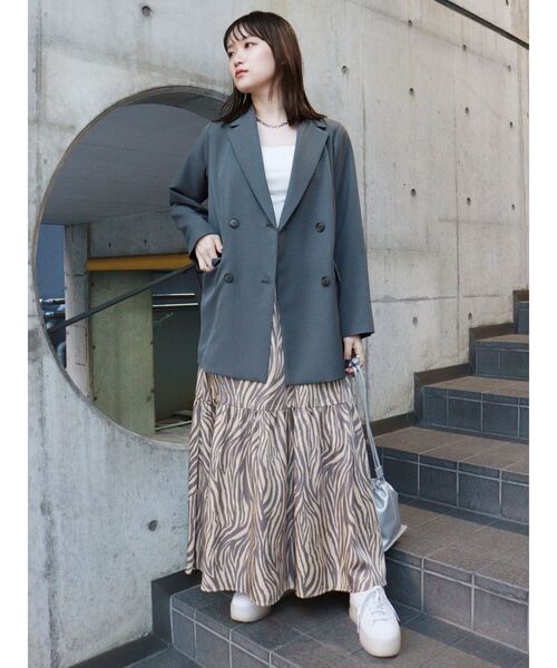 MURUA（ムルーア）の「ティアードマキシスカート（スカート・レディース・ホワイト/ベージュ・FREE）」の17枚目の写真