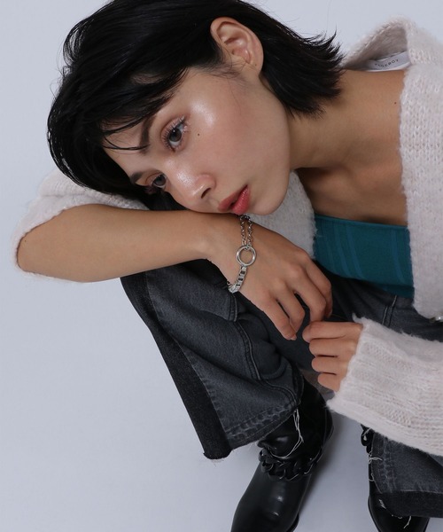 PAGEBOY(ページボーイ)の「WEB限定アイテム / Wチェーンブレス(ブレスレット・レディース・シルバー/ゴールド・FREE)」の5枚目の写真