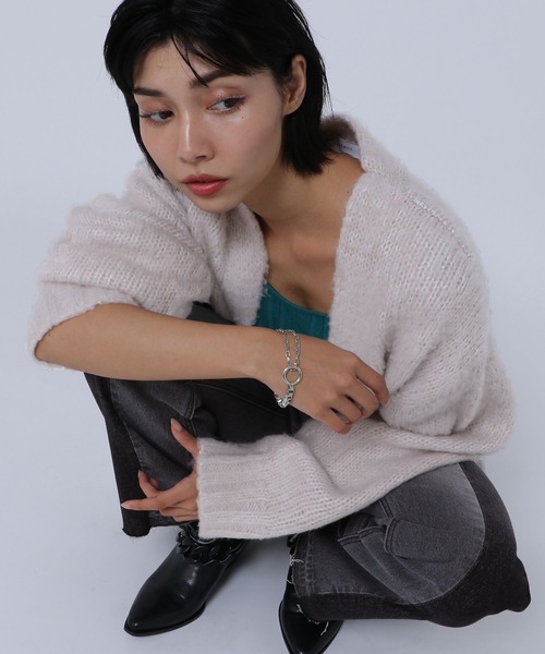 PAGEBOY(ページボーイ)の「WEB限定アイテム / Wチェーンブレス(ブレスレット・レディース・シルバー/ゴールド・FREE)」の6枚目の写真