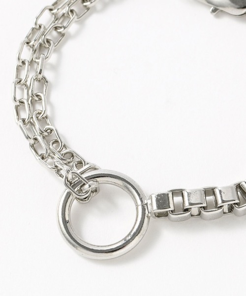 PAGEBOY(ページボーイ)の「WEB限定アイテム / Wチェーンブレス(ブレスレット・レディース・シルバー/ゴールド・FREE)」の10枚目の写真