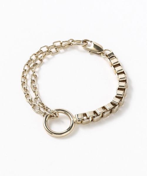 PAGEBOY(ページボーイ)の「WEB限定アイテム / Wチェーンブレス(ブレスレット・レディース・シルバー/ゴールド・FREE)」の11枚目の写真