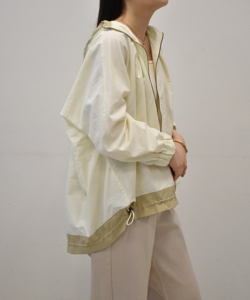 RANAN(ラナン)の「はっ水加工!ブルゾン(ブルゾン・レディース・ライトベージュ/ネイビー・M/LL/L)」の19枚目の写真