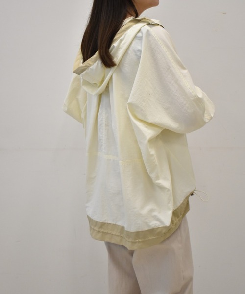 RANAN(ラナン)の「はっ水加工!ブルゾン(ブルゾン・レディース・ライトベージュ/ネイビー・M/LL/L)」の15枚目の写真