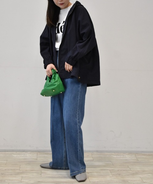 RANAN(ラナン)の「はっ水加工!ブルゾン(ブルゾン・レディース・ライトベージュ/ネイビー・M/LL/L)」の10枚目の写真