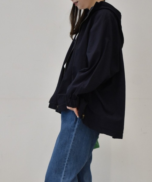 RANAN(ラナン)の「はっ水加工!ブルゾン(ブルゾン・レディース・ライトベージュ/ネイビー・M/LL/L)」の9枚目の写真