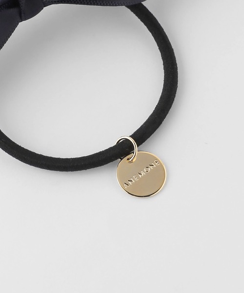 ANEMONE（アネモネ）の「スリムシアーリボンヘアゴム（ヘアゴム・レディース・ブラック/ネイビー/ベージュ/グレー・FREE）」の9枚目の写真